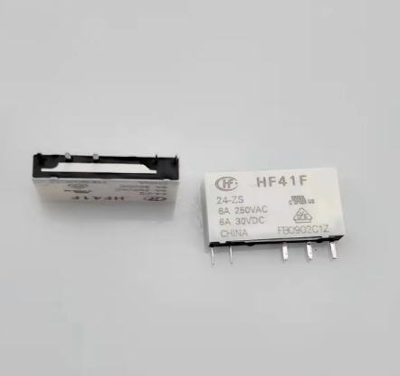 slim relay 24V 6A 250VAC HF SPST DPDT 5 pin Original new HF41F24-ZS industrial RELAY