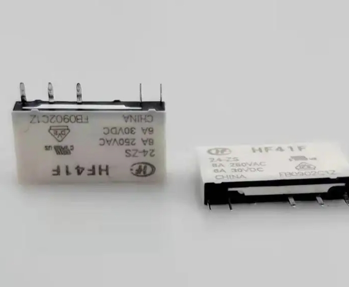 Original New 24V 6A 250VAC HF41F24-ZS Industrial Relay Slim 5 Pin SPST DPDT Miniature Size 12V Sealed General Purpose Use
